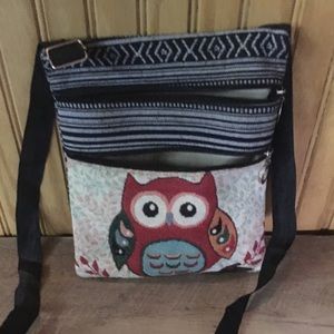 Owl messenger bag